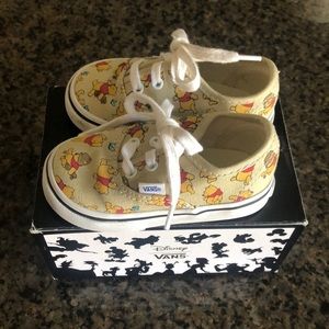 Like new Winnie the Pooh Vans size 5
